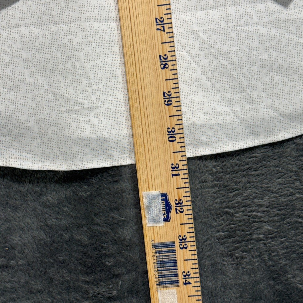 Michael Kors Dress Shirt Men L White Grey - Picture 6 of 9